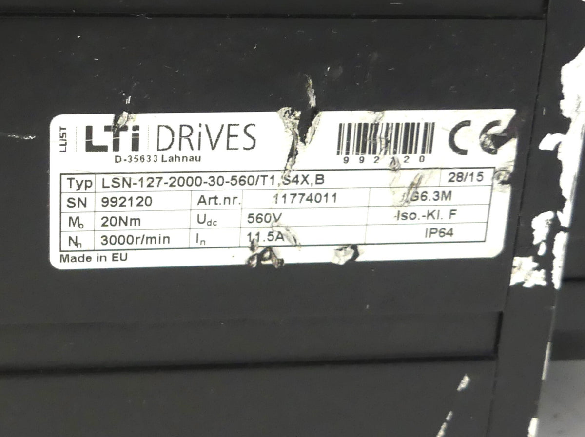 LTI DRIVES lsn-127-2000-30-560/t1,s4x,b (anscglussstecker leicht verbogen)