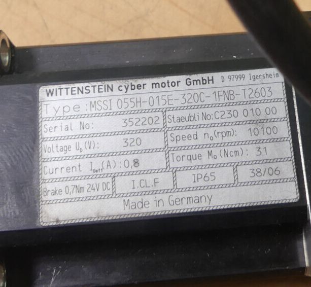 Wittenstein MSSI 055H-015E-320C-1FNB-T2603