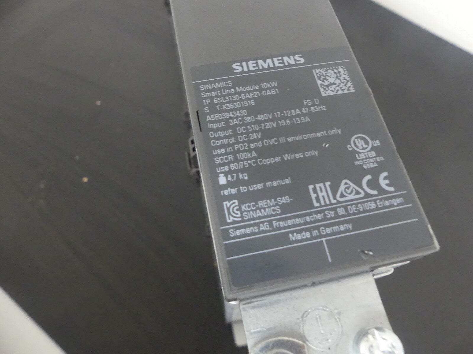 Siemens 6SL3130-6AE21-0AB1