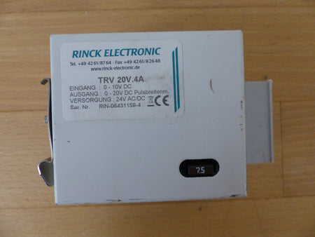 RINCK ELECTRONIC TRV 20V.4A