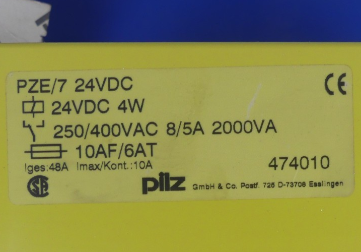 Pilz PZE/7 24VDC 474010