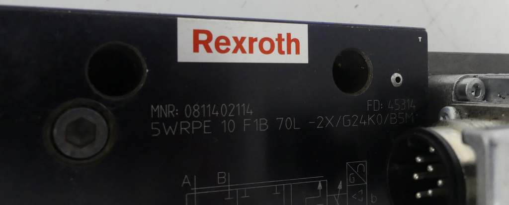REXROTH 5WRPE 10 F1B 70L -2X/G24K0/B5M