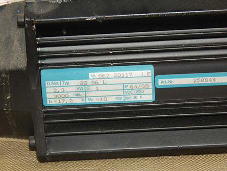  SERVOMOTOR GS56-L //  GS 56 L  2,3KW  3000RPM BAUMÜLLER  Art-Nr.258044
