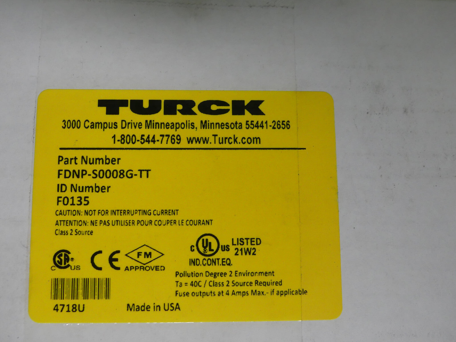 Turck FDNP-S0008G-TT/FDNPS0008GTT