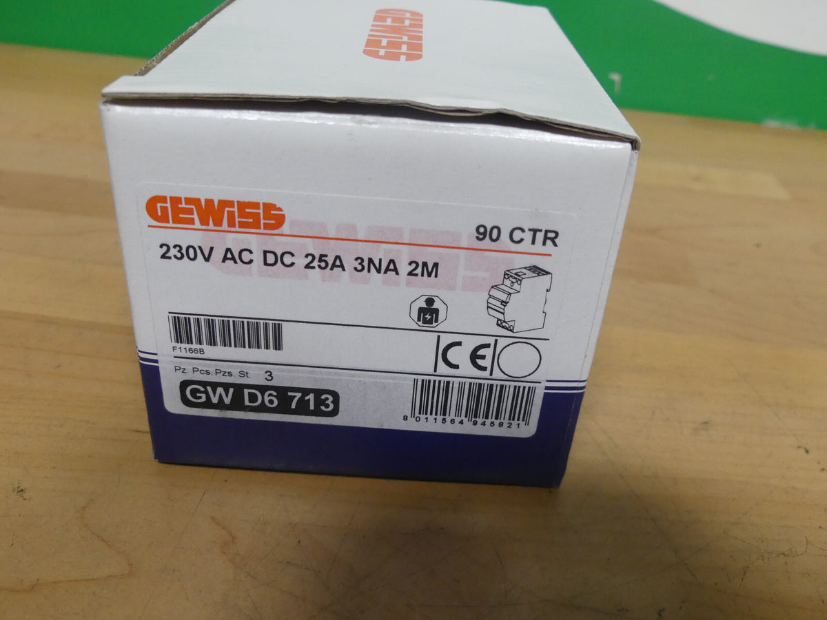 3 X GEWISS  GWD6713
