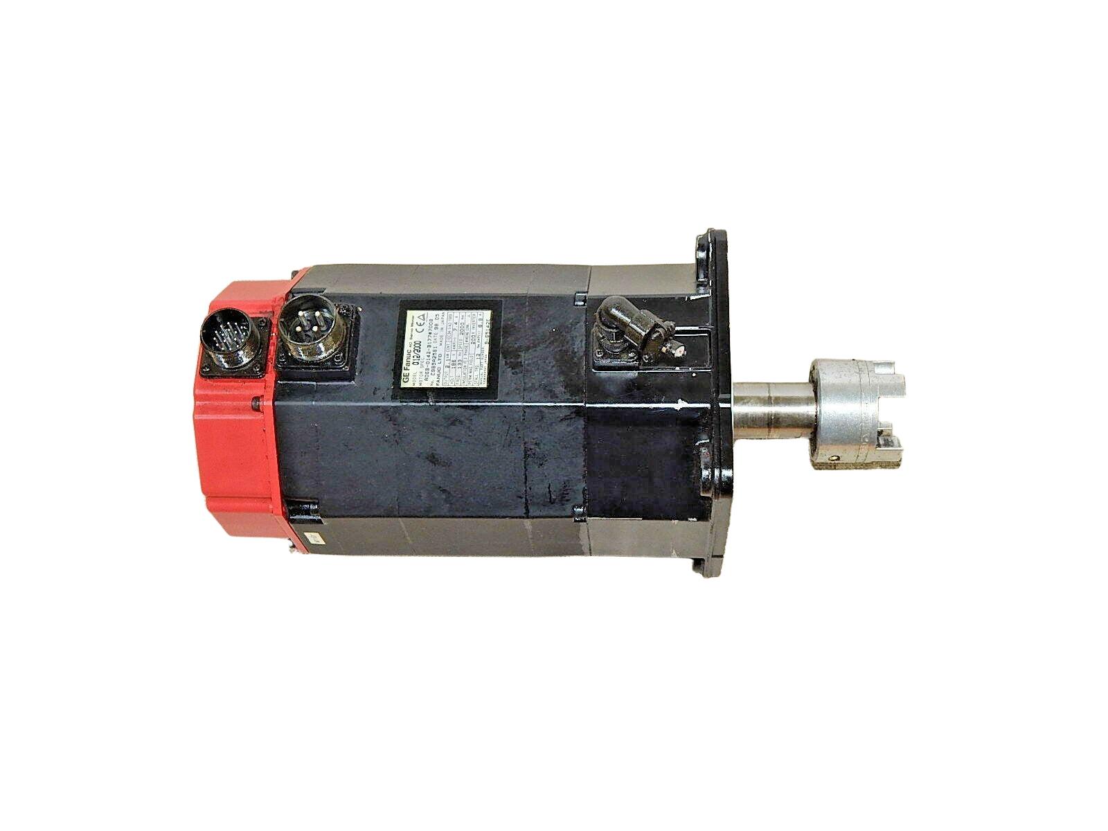 FANUC A06B-0142-B177#7008 α12/2000 AC-SERVOMOTOR USED