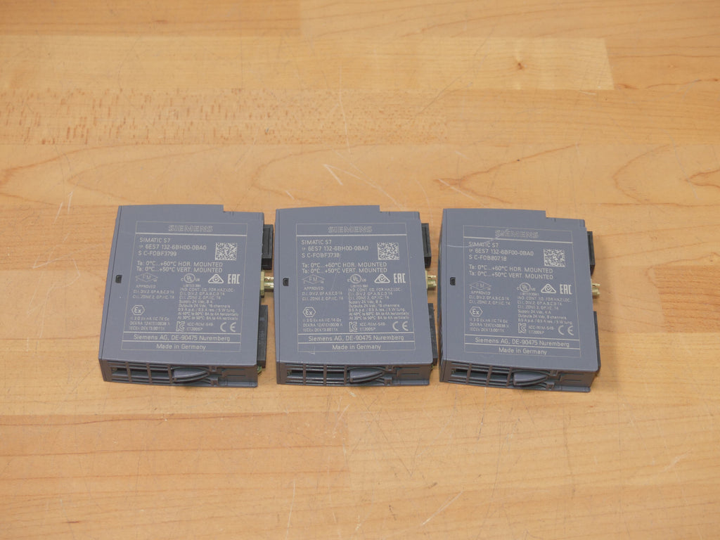 Siemens 3x 6ES7 132-6bf00-0ba0  6ES7132-6bf00-0ba0
