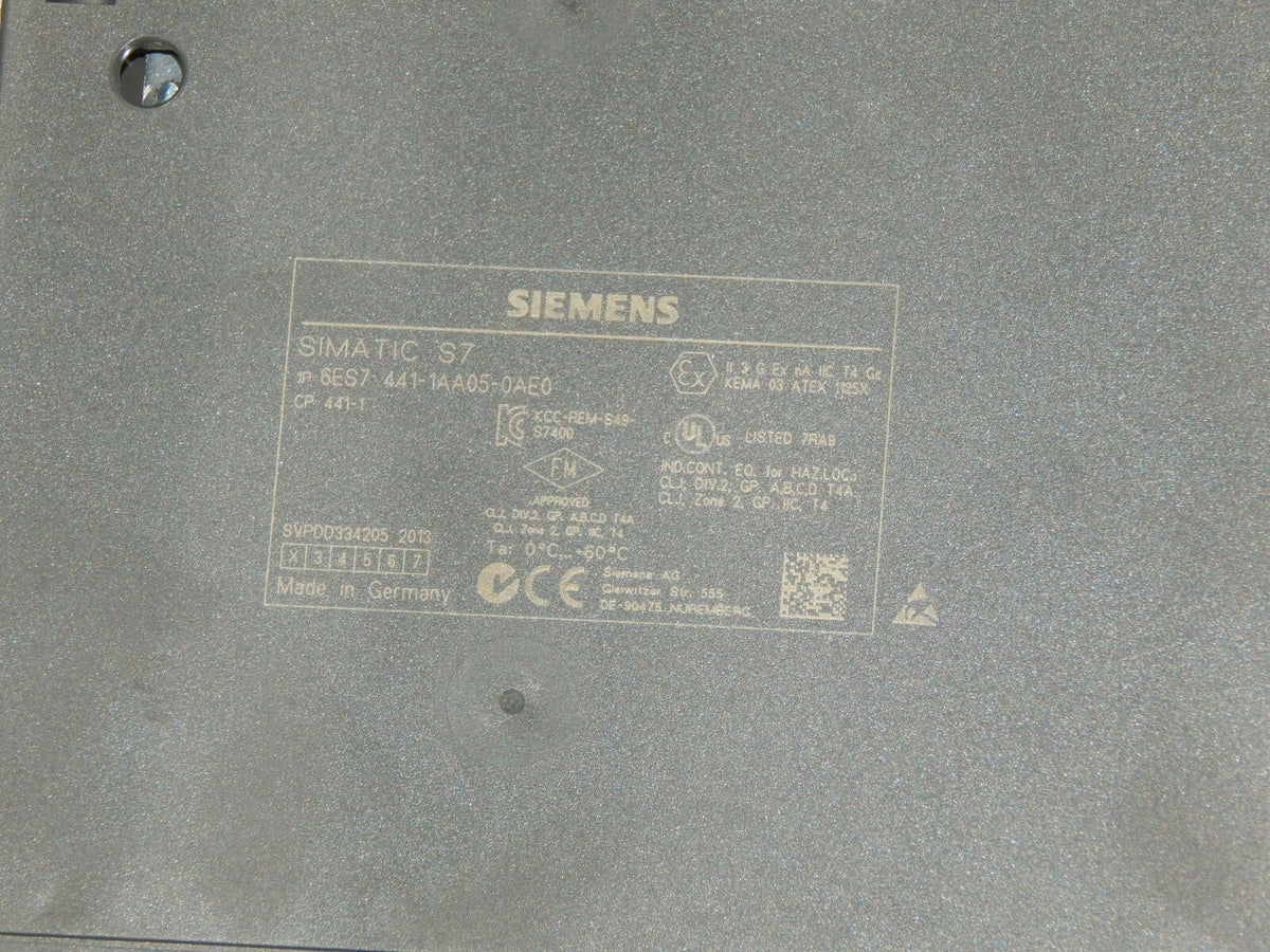  Siemens Simatic S7-400 CP441-1 IF 6ES7441-1AA05-0AE0 // 6ES7 441-1AA05-0AE0 