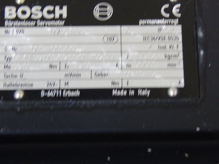 Bosch bürstenloser Servomotor TYP SF-A3.0068.030-10.000  Used
