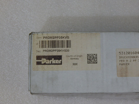 Parker Druckreduzierventil   PRDM2PP06SVG20   Unbenutzt