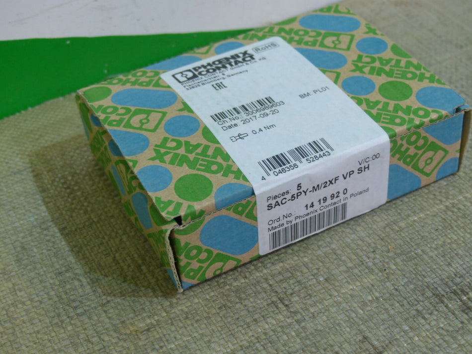 Phoenix Contact SAC-5PY-M/2XF VP SH