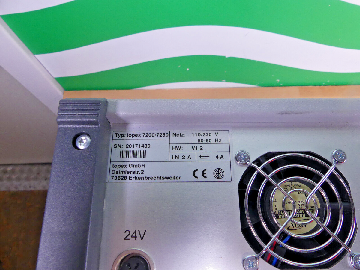 TOPEX TOP 7200/7250 Steuerung für Etikettiermaschine Industrie PC E/A HW V 1.2