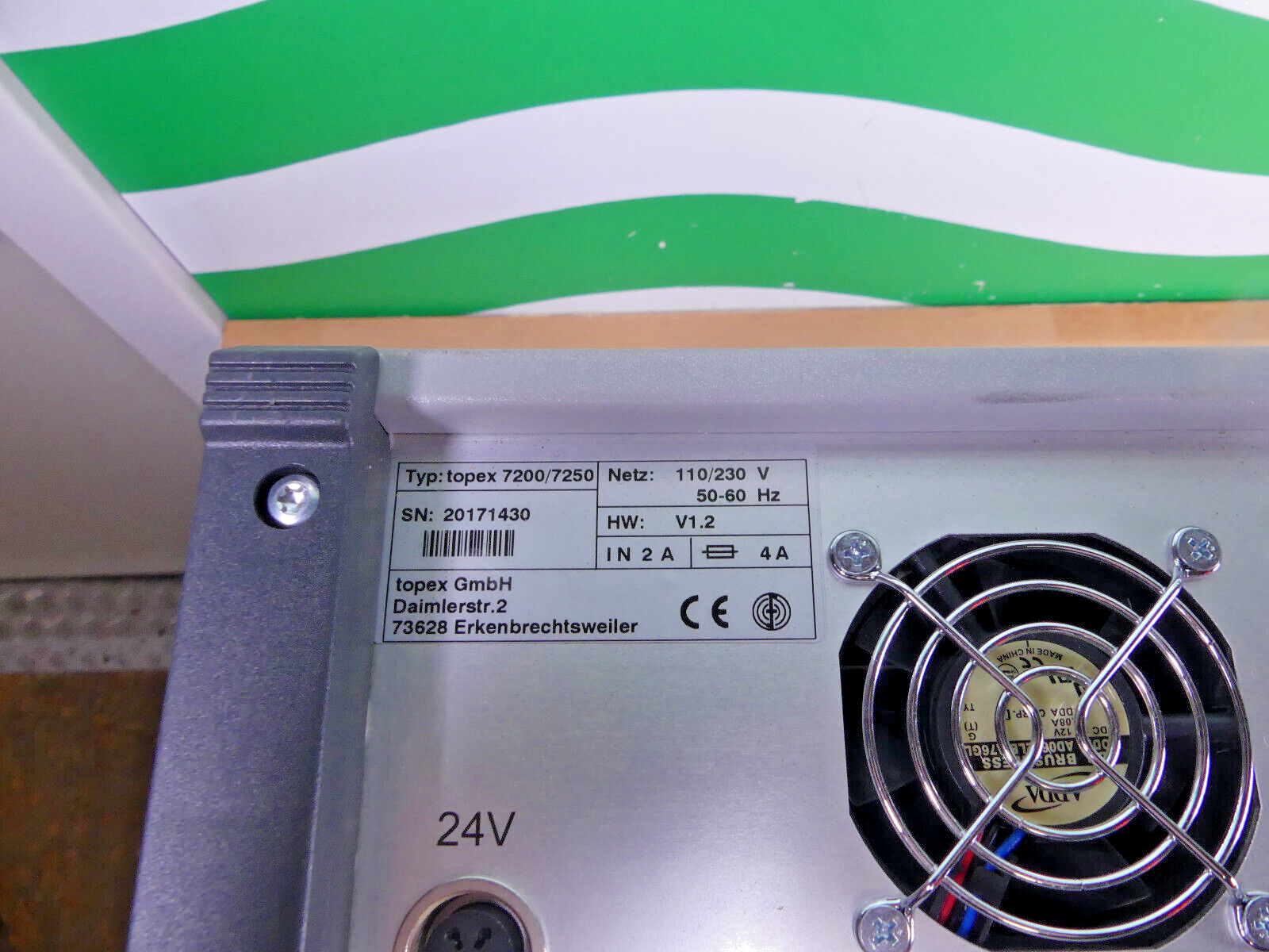 TOPEX TOP 7200/7250 Steuerung für Etikettiermaschine Industrie PC E/A HW V 1.2
