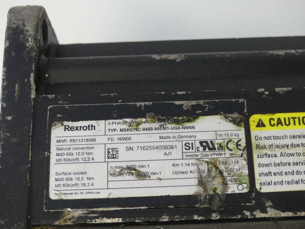 REXROTH MSK076C-0450-NN-M1-UG0-NNNN (leicht beschädigt)