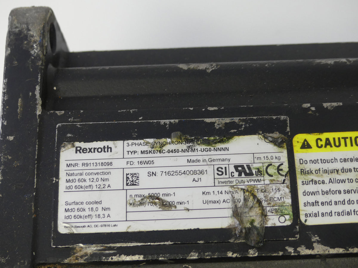 REXROTH MSK076C-0450-NN-M1-UG0-NNNN (leicht beschädigt)