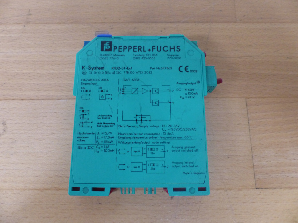 PEPPERL+FUCHS K-SYSTEM KFD2-ST-EX1