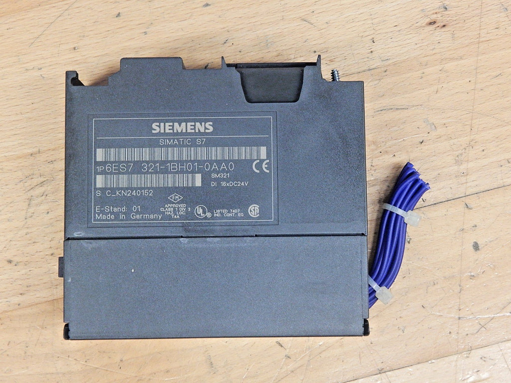 Siemens 6ES7321-1BH01-0AA0 Digitaleingabe SM321  E-Stand:01 Used