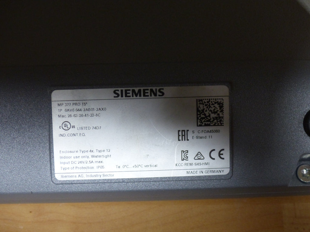 Siemens 6AV6 644-2AB01-2AX0   6AV6644-2AB01-2AX0 Gekrazt s.Bilder