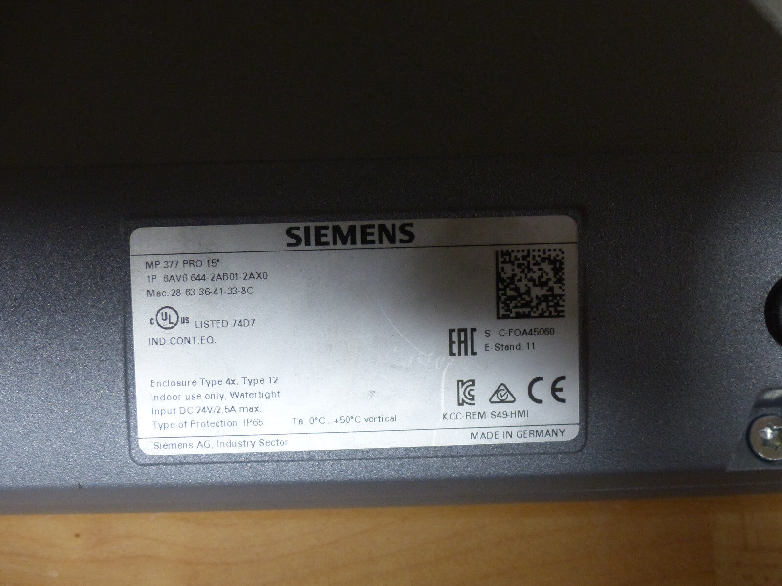 Siemens 6AV6 644-2AB01-2AX0   6AV6644-2AB01-2AX0 Gekrazt s.Bilder