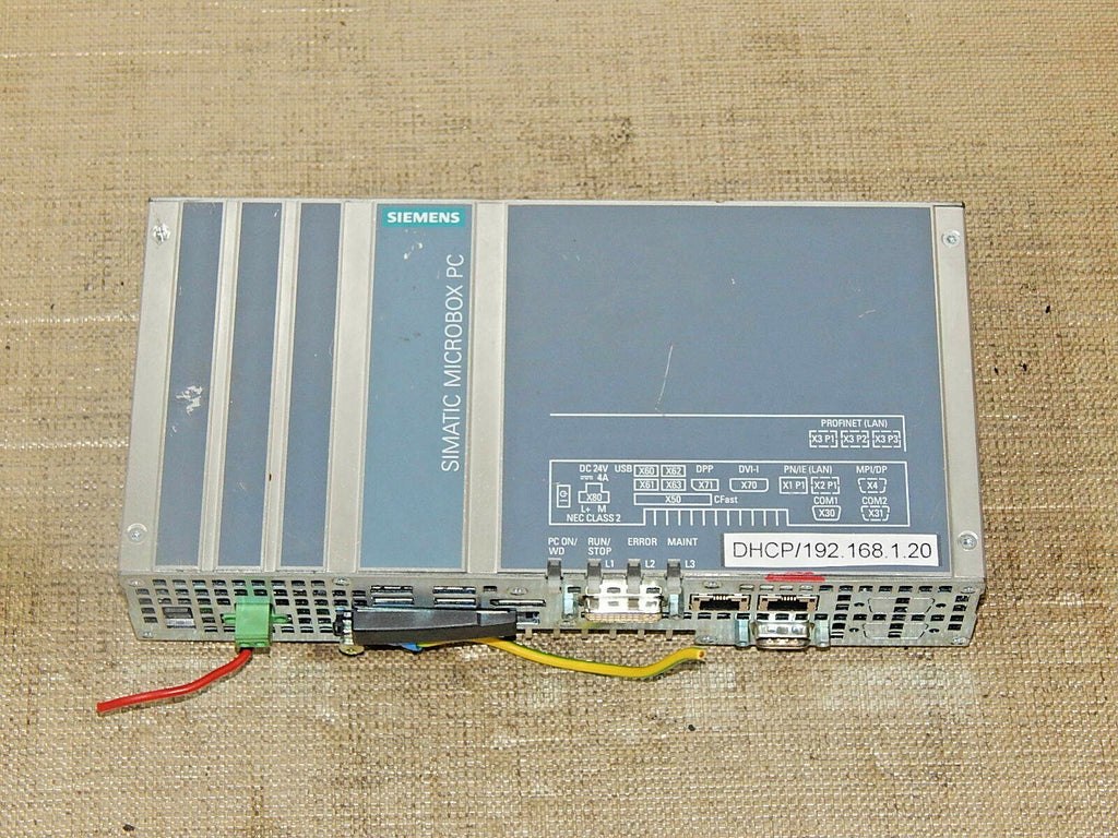 SIEMENS SIMATIC IPC427D 6AG4140-3DB07-0KA0 MICROBOX PC USED
