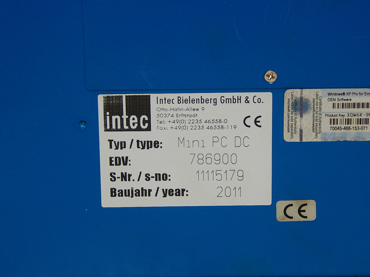  intec  Bielenberg  INDUSTRIE MINI-PC DC 786900 Bj.2011  USED