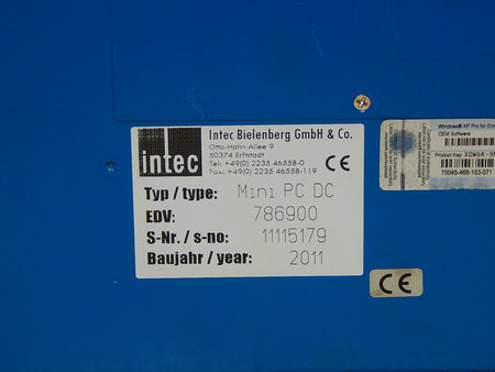  intec  Bielenberg  INDUSTRIE MINI-PC DC 786900 Bj.2011  USED