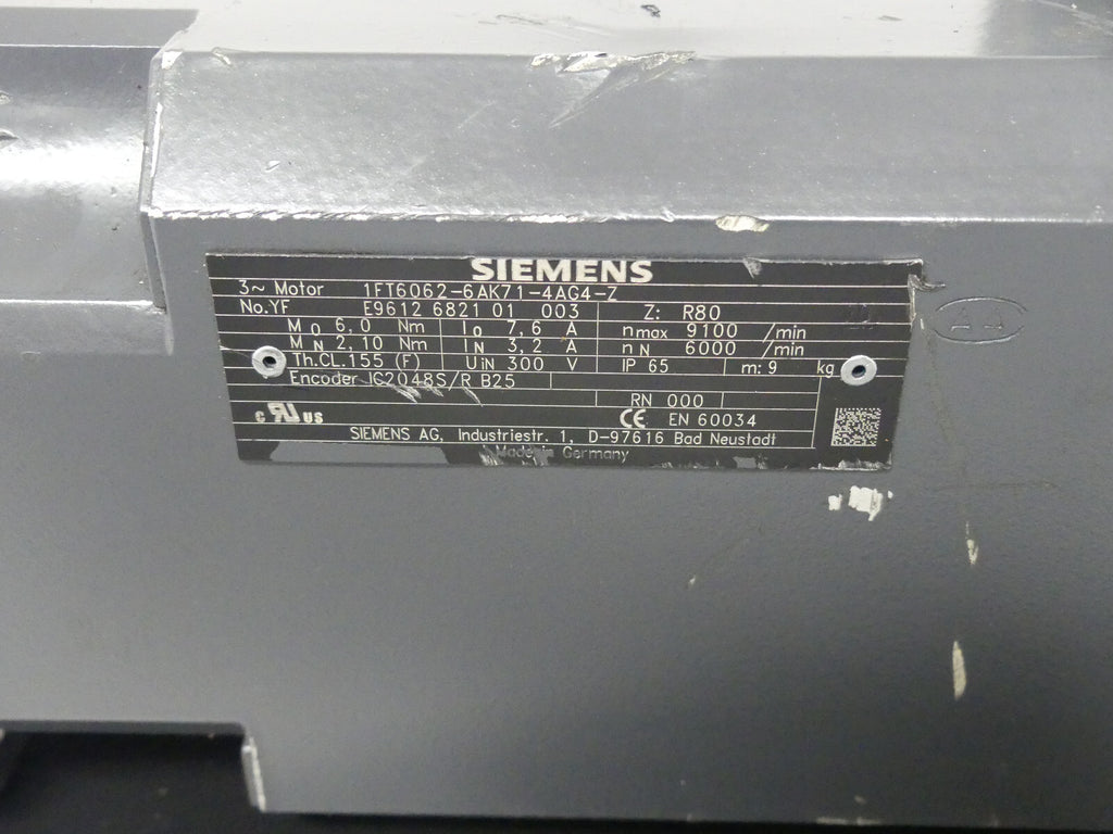 siemens 1ft6062-5ak71-4ac4-z   1ft60625ak714ac4z used s.Bilder