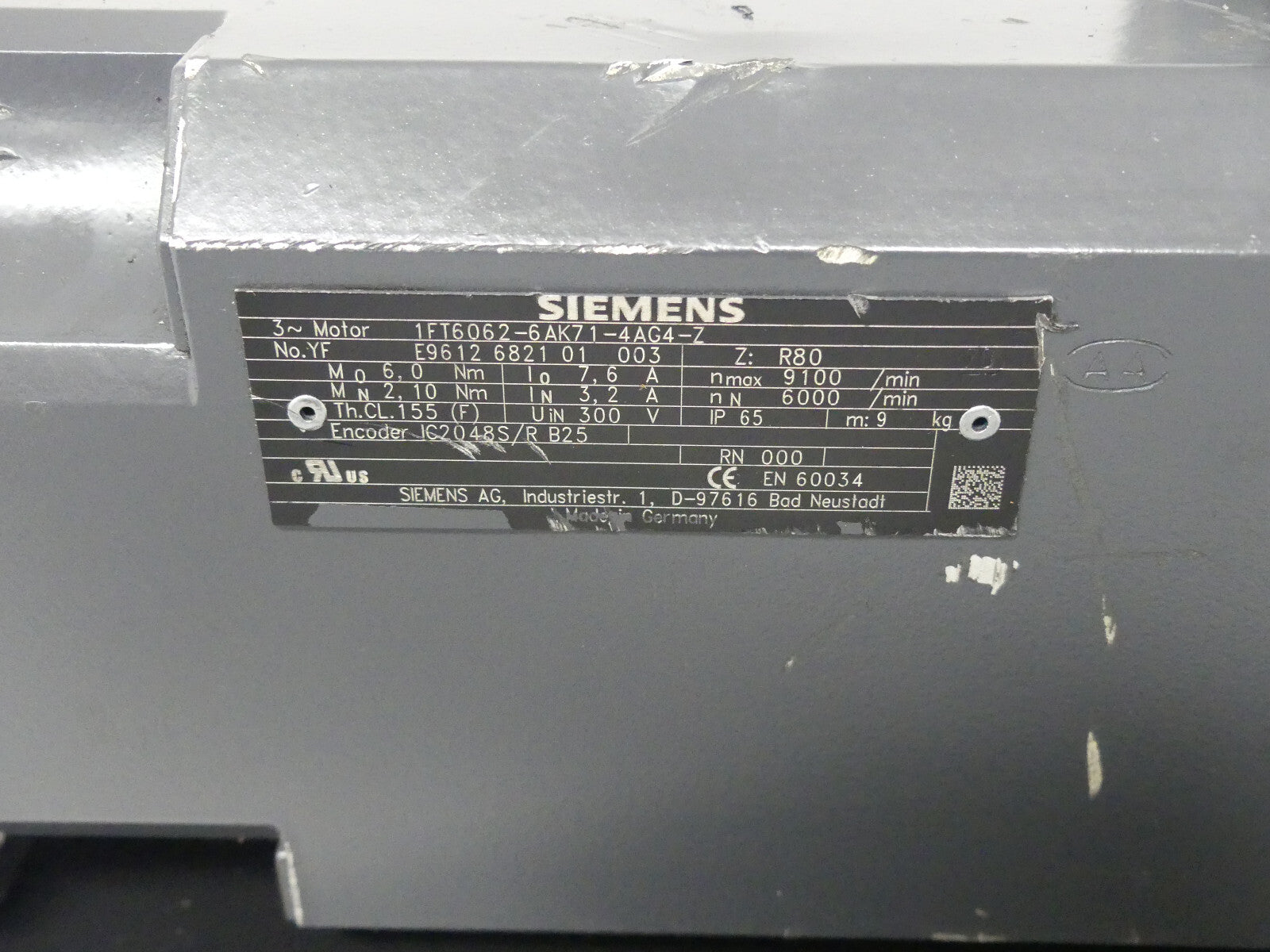 siemens 1ft6062-5ak71-4ac4-z   1ft60625ak714ac4z used s.Bilder
