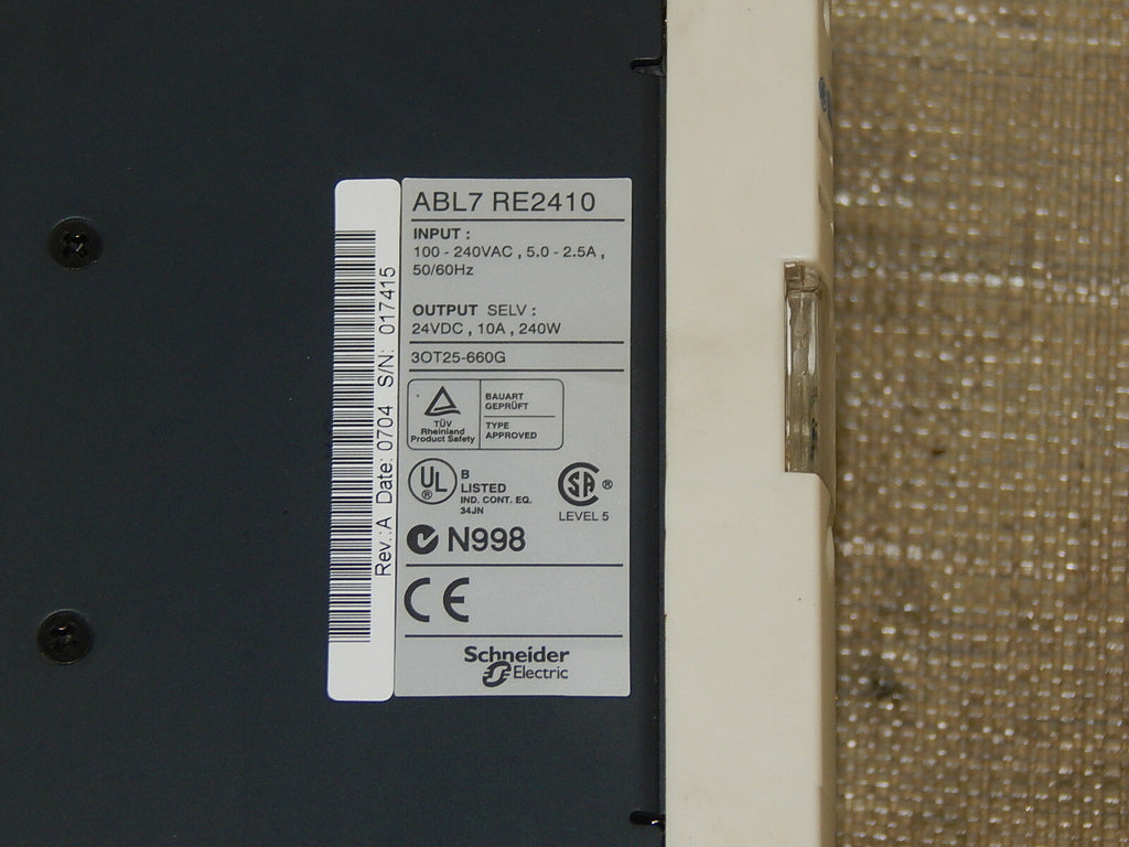  ABL7 RE2410 Telemecanique ABL7RE2410 used 