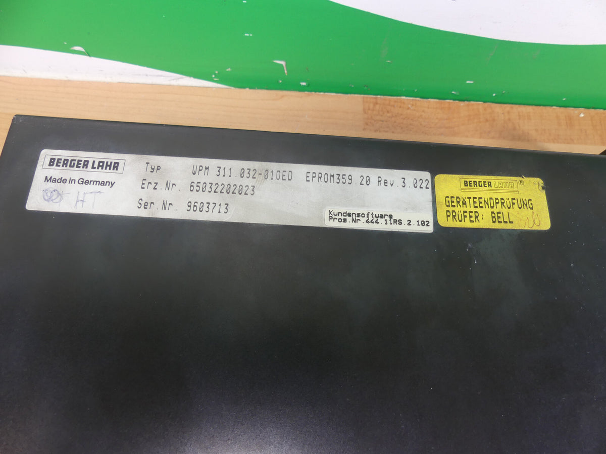 Berger lahr WPM 311.032-010ED  EPROM359.20 s.Bilder