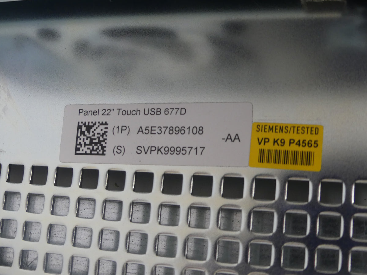 SIEMENS 6AV7260-2GM41-0BX6 SIMATIC IPC677D Panel PC A5E37896108