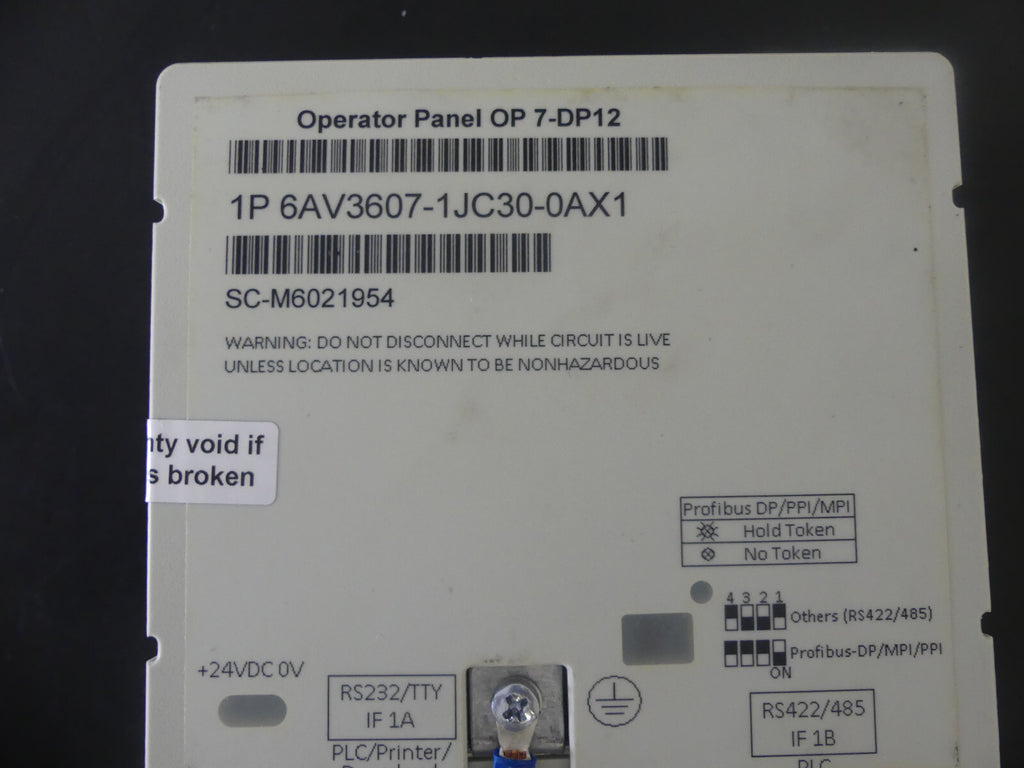 Siemens 6AV3607-1JC30-0AX1 s. Bilder