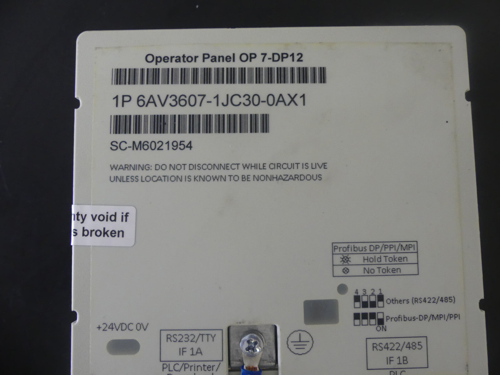 Siemens 6AV3607-1JC30-0AX1 s. Bilder