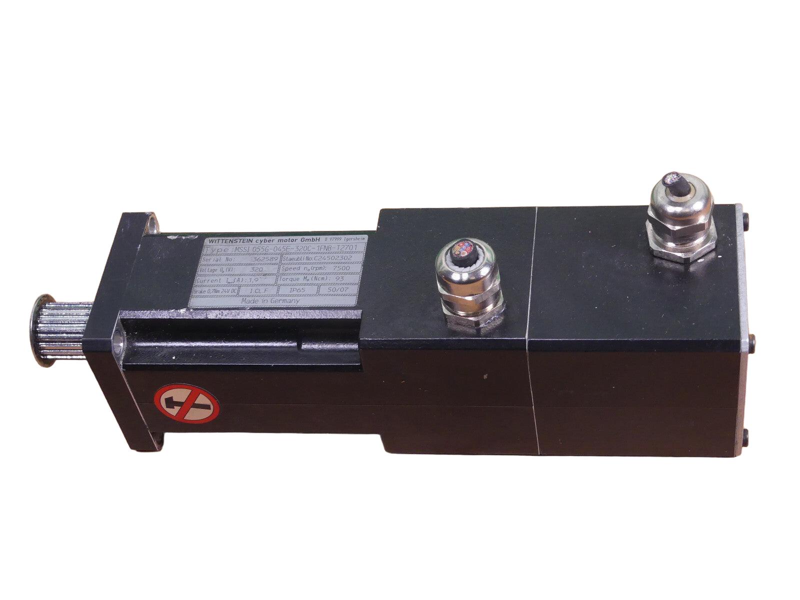 WITTENSTEIN Cyber motor  320V, 7500RPM / MSSI 055G-045E-320C-1FNB-T2701 s.Bilder