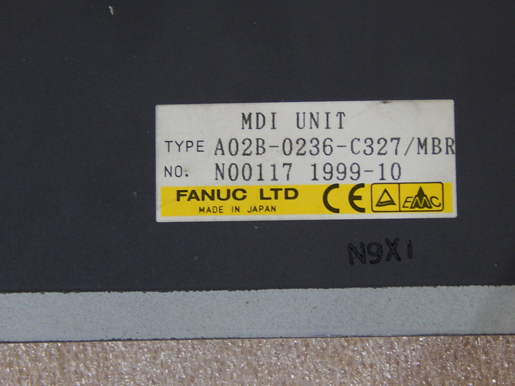 Fanuc A02B-0236-C327 /MBR MDI Operator Panel  Neuwertig 