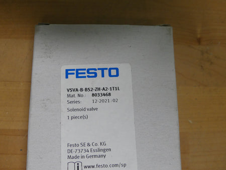 FESTO  VSVA-B-B52-ZH-A2-1T1L