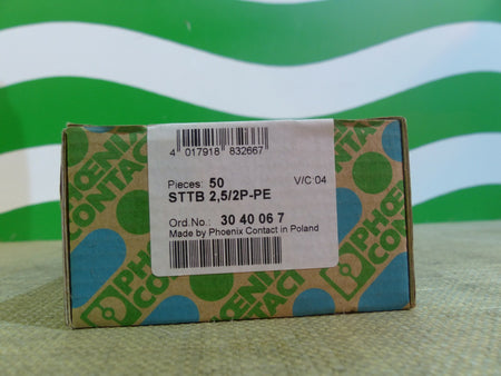 50 x Phoenix Contact STTB 2,5/2P-PE