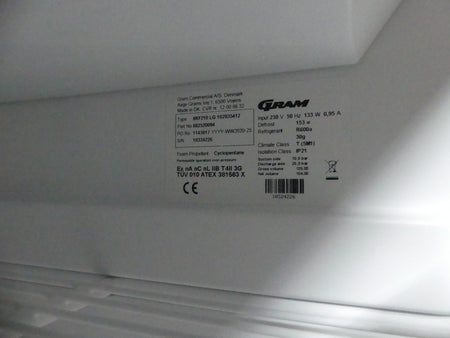 Gram Labortiefkühlschrank Type IIRF210 LG 102035412