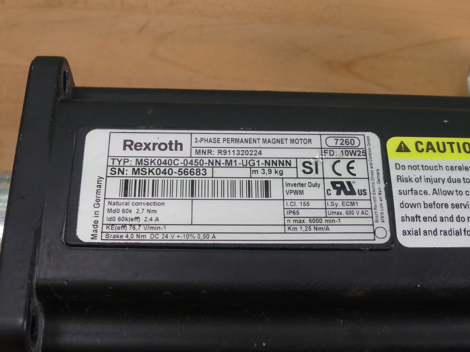 REXROTH MSK040C-0450-NN-M1-UG1-NNNN