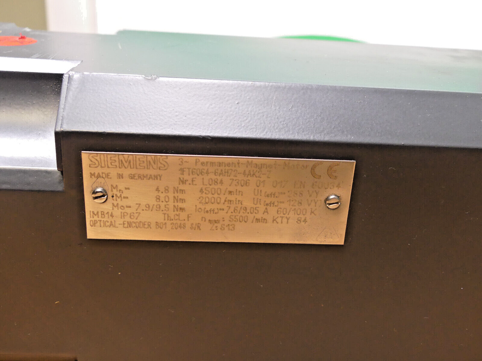 SIEMENS 1FT6064-6AH72-4AK2-Z