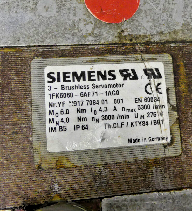 SIEMENS 1FT6060-6AF71-1AG0
