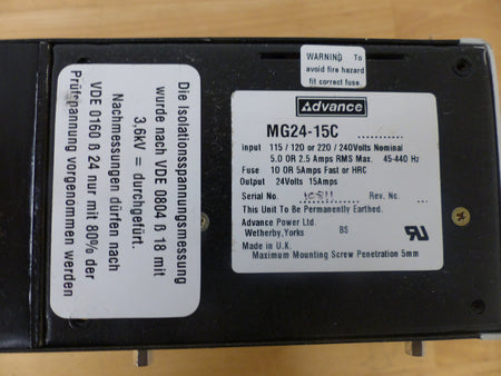 ADVANCE MG24-15C