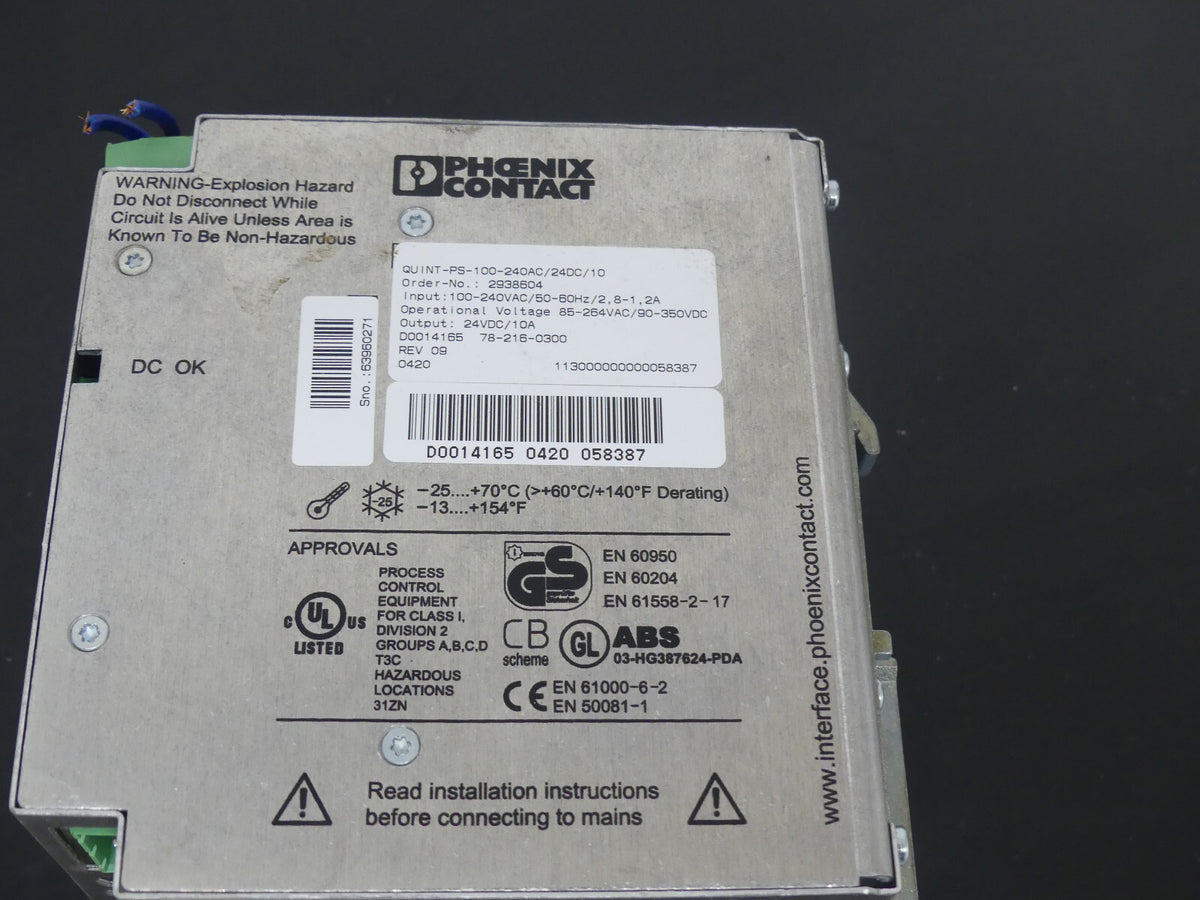 Phoenix Contact QUINT-PS-100-240AC/24DC/10