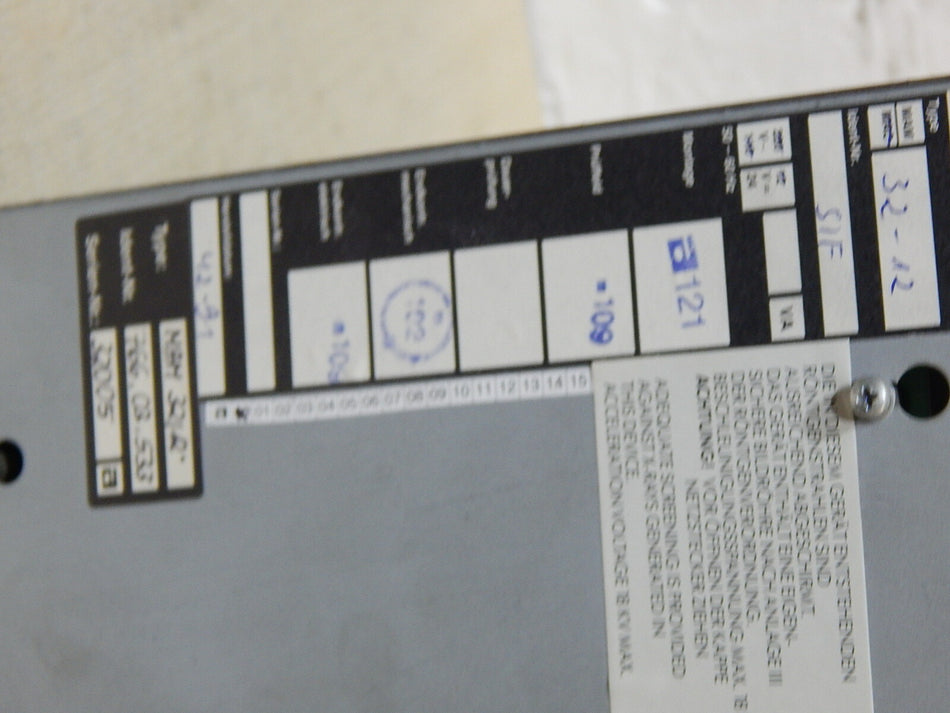 SIEMENS Sinumerik Bildschirm 12" Monochrome, MAM 32-12  Used