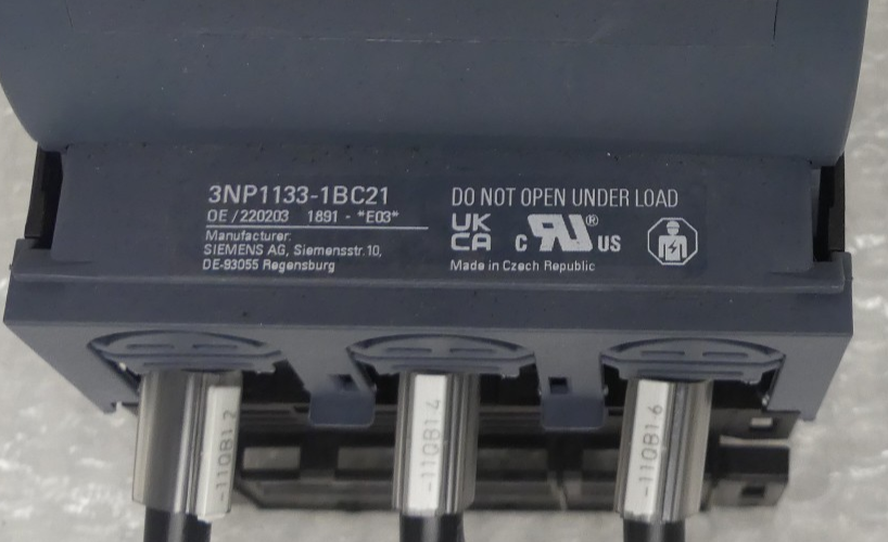 SIEMENS SENTRON  3NP1133-1BC2