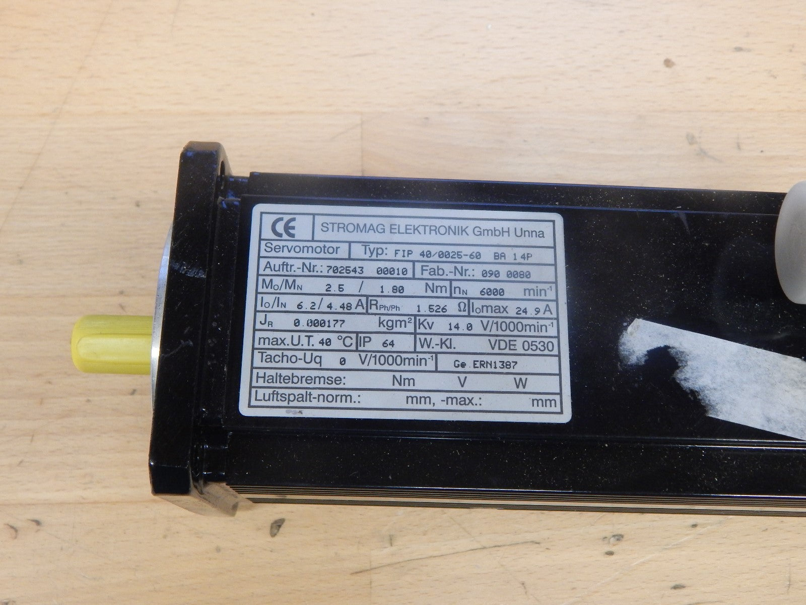 Stromag Elektronik GmbH Servomotor FIP 40/0025-60  BA 1 4P