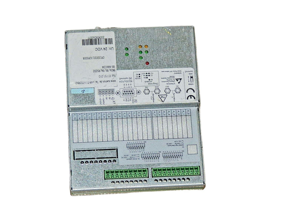 Suetron 81151,010 BK06/8E/8A/RS232 IBS MMICOM   24VDC Interface-Modul Used