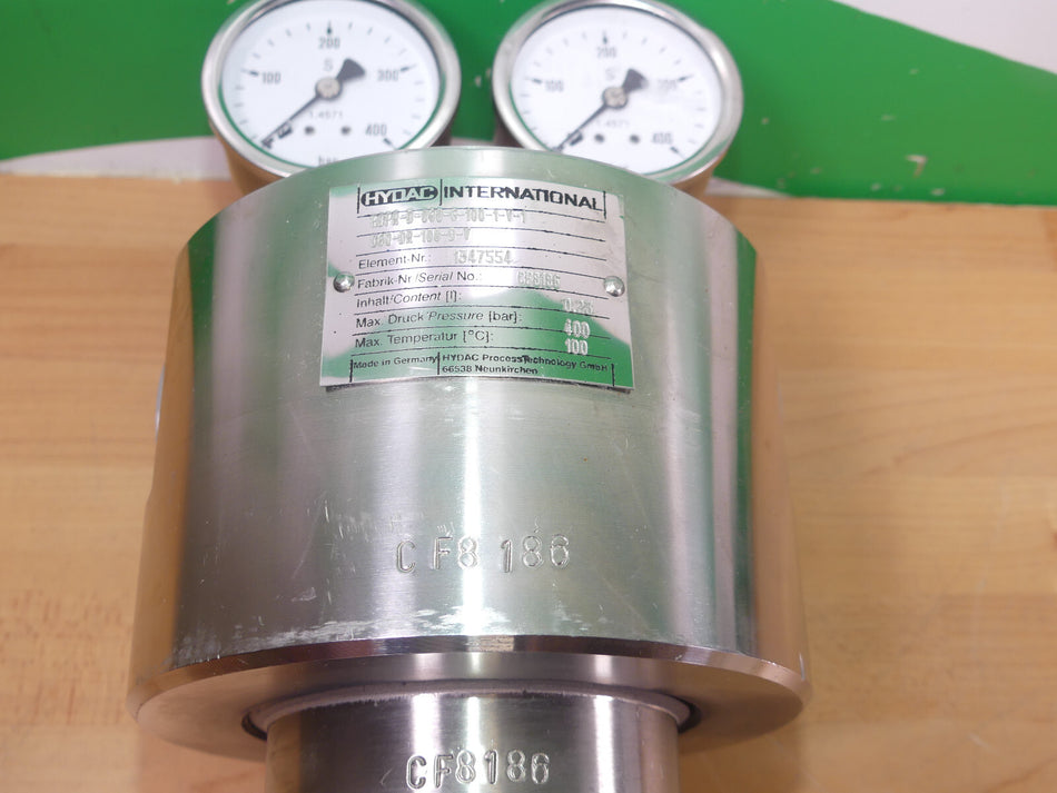 HYDAC  Edelstahl Druckfilter EDFR-D-060-G-100-1-V-1060-DR-100-D-V s.Bilder