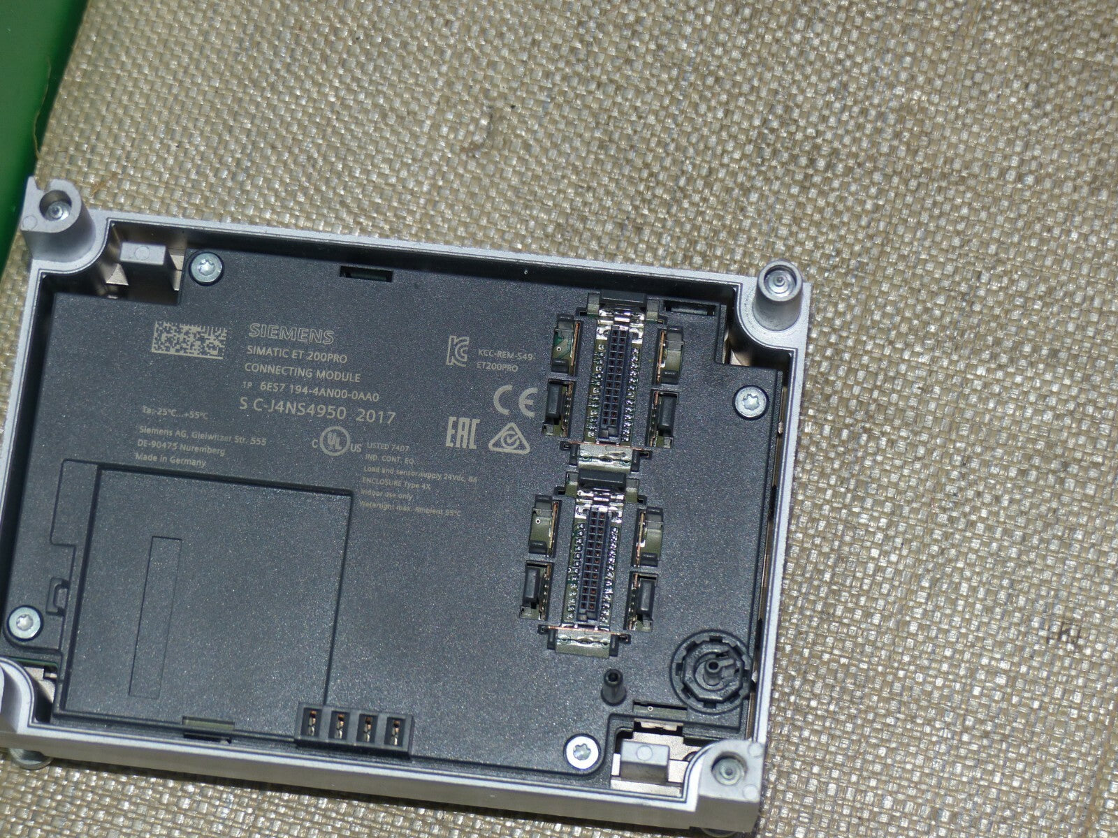  Siemens Anschlusseinheit   6ES7 194-4AN00-0AA // 6ES7 194-4AN00-0AA0 Neuwertig 