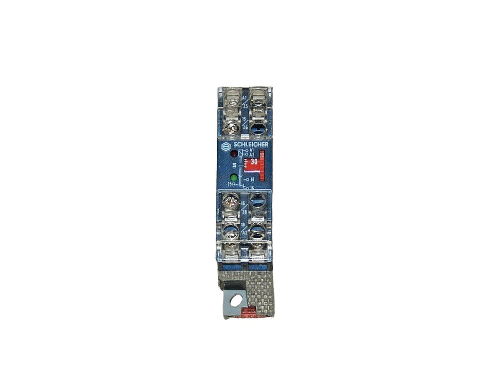  Schleicher Mikrolais Kompakt KZT11 Zeitrelais  t 15-300s used